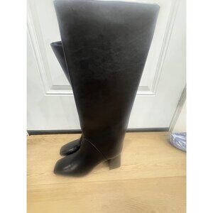 Knee-High Black Boots On34th MillerRP All Man Made Materials 10M